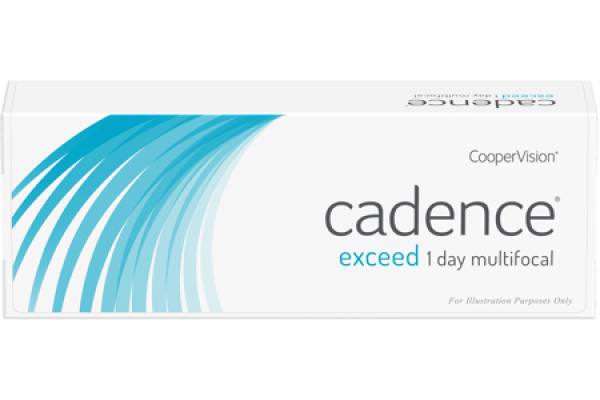 cadence exceed 1 day multifocal ( 3 ADD )
